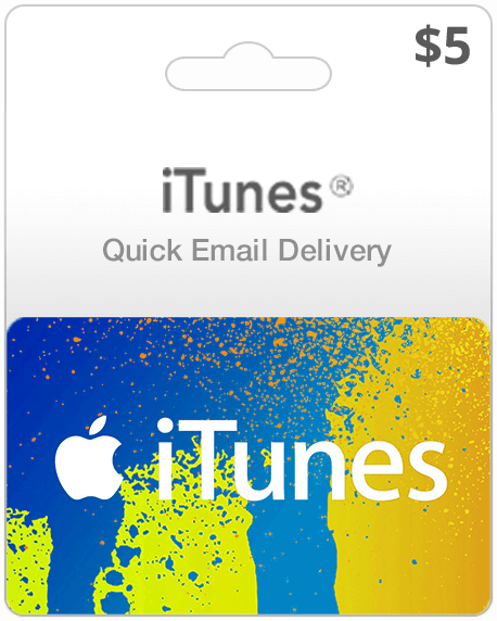 $5 USA iTunes Gift Card | My Gift Card