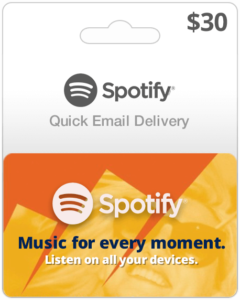 $30 USA Spotify Gift Card | My Gift Card
